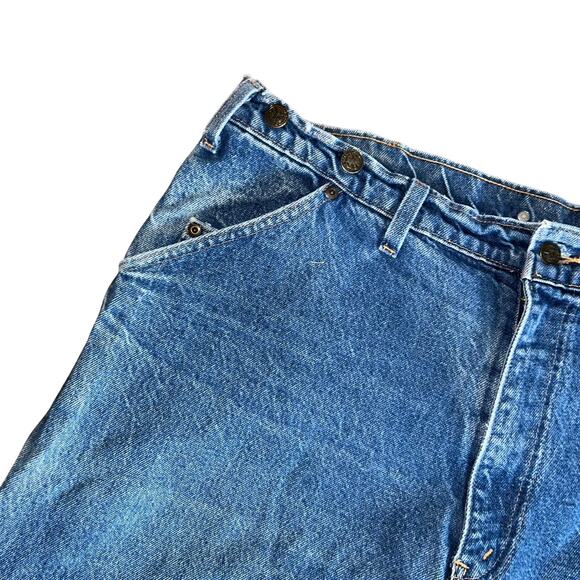 Vintage Wild Ass Jeans Mens 44 Carpenter Workwear Suspender Buttons - Picture 3 of 12